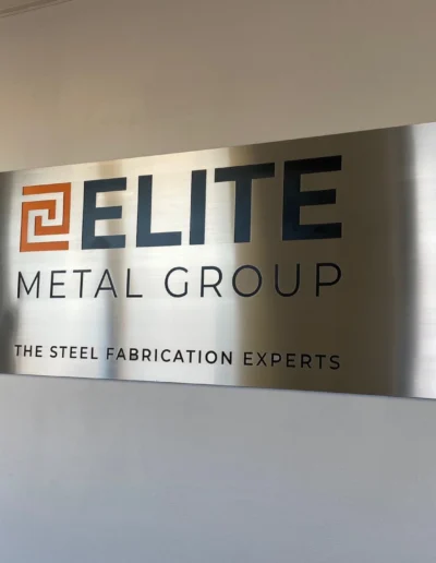 Elite Metals sign