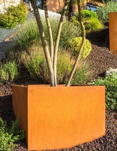 orange planter